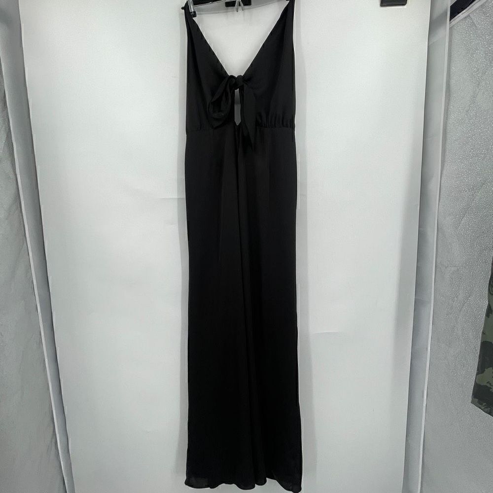 House of Harlow 1960 X Revolve Black Cut Out Opal Jumpsuit Size Large